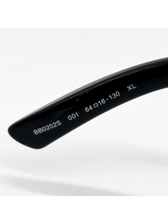 NEW BALENCIAGA BB0202S 001 SUNGLASSES BLACK OVERSIZED WOMEN EYEWEAR BALENCIAGA